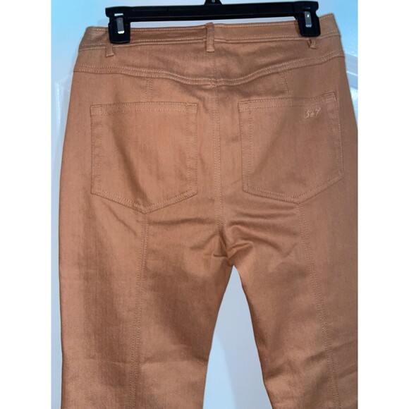 Cinq à Sept Shannon Flare Leg Pants size 4 NWT Chestnut Brown - Picture 6 of 11